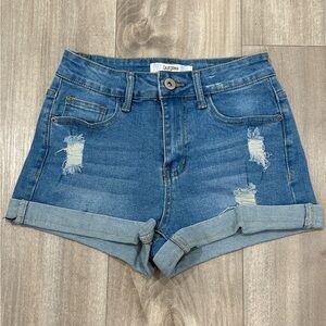 Blue Denim Women Shorts Size 1